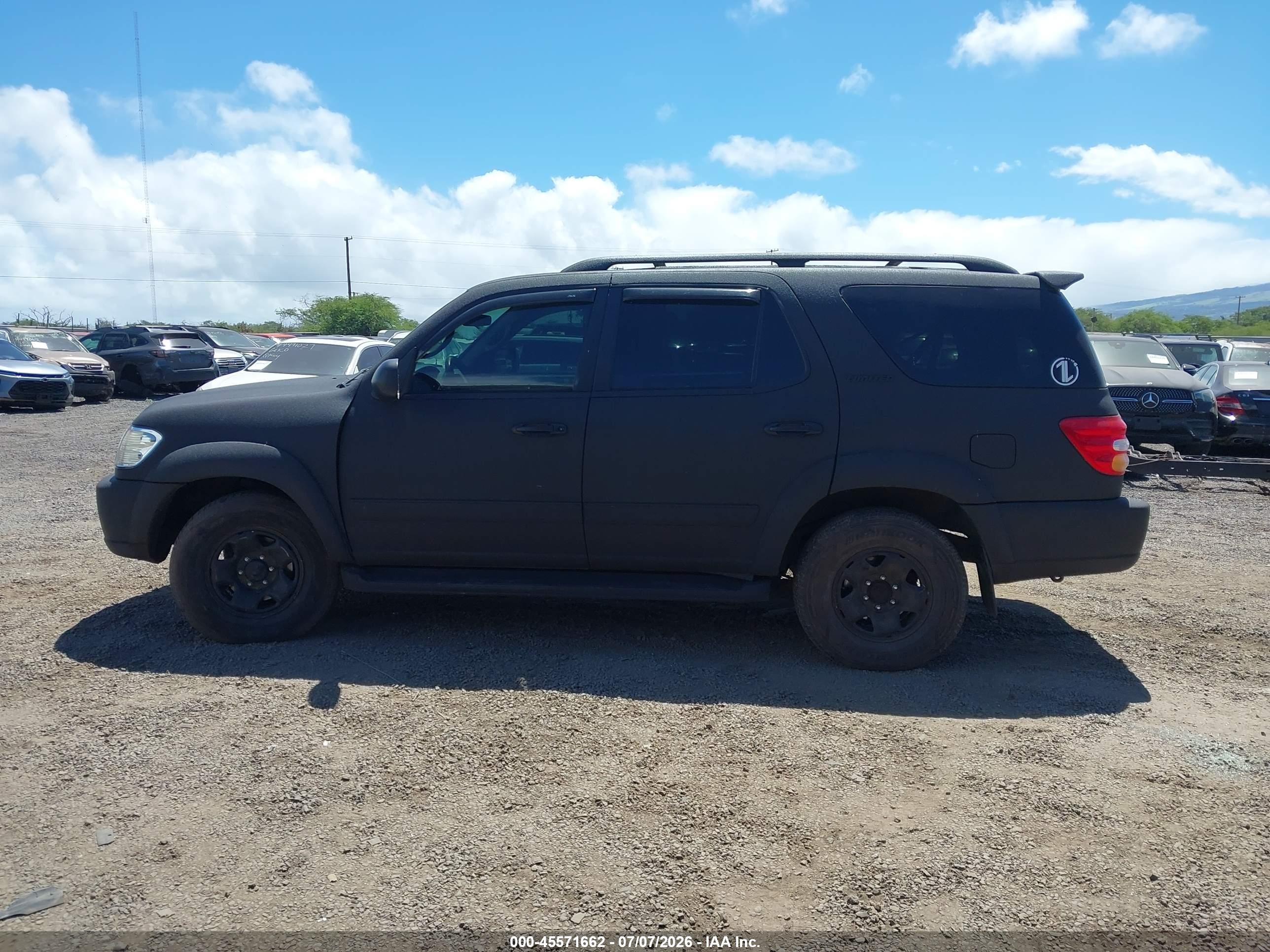 2002 Toyota Sequoia Limited V8 Черный vin: 5TDBT48A02S085359
