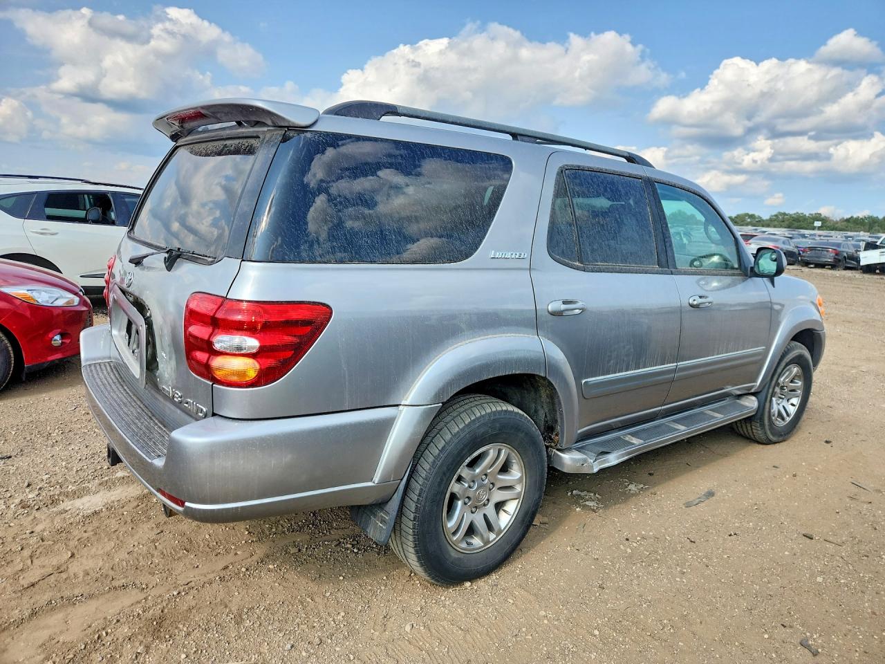 2003 Toyota Sequoia Limited Gray vin: 5TDBT48A03S193336