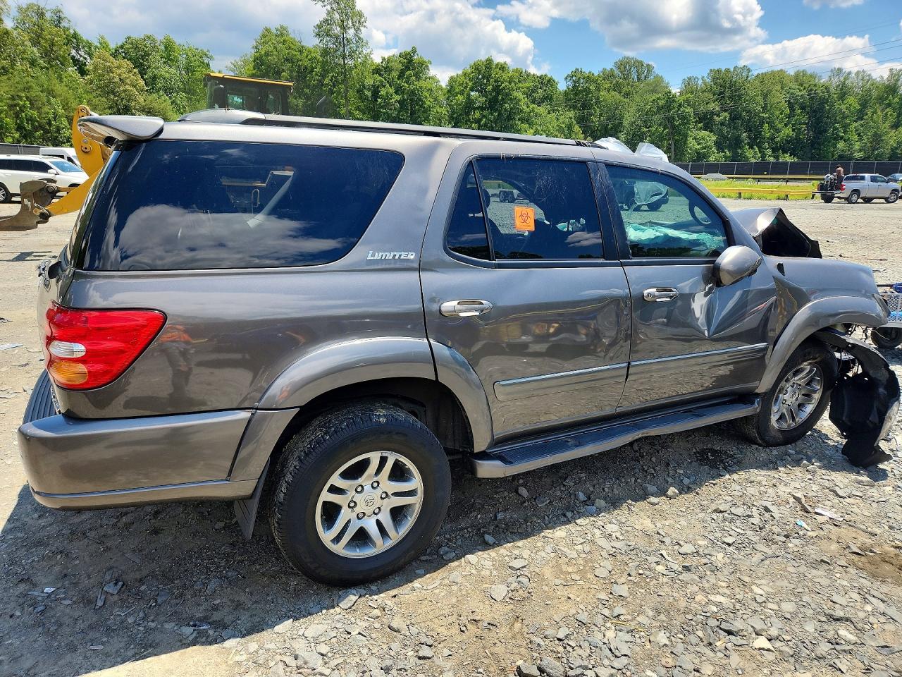 2004 Toyota Sequoia Limited Gray vin: 5TDBT48A04S229494