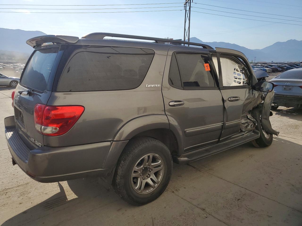 2005 Toyota Sequoia Limited Gray vin: 5TDBT48A05S233868