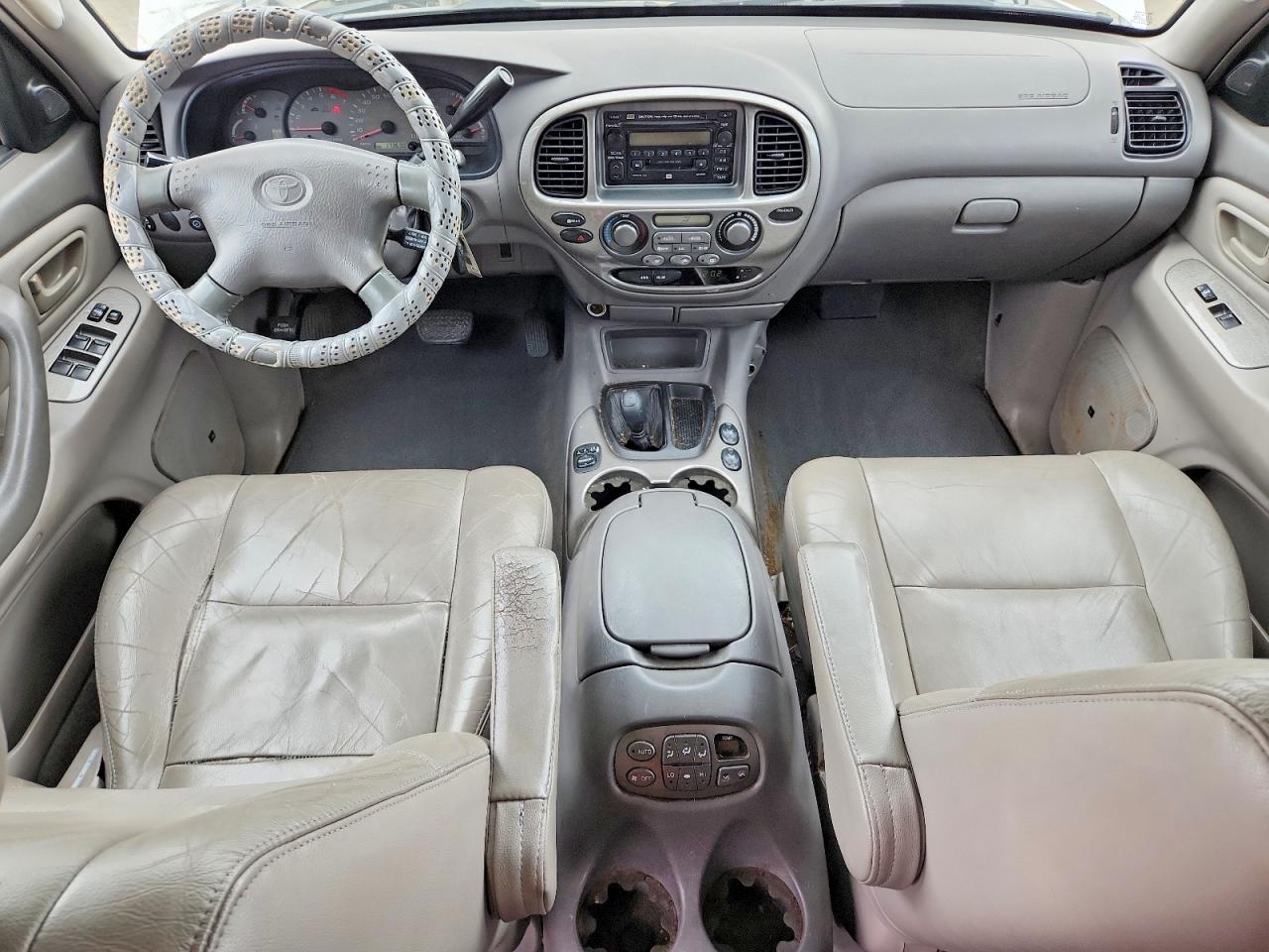 2001 Toyota Sequoia Limited White vin: 5TDBT48A11S052174