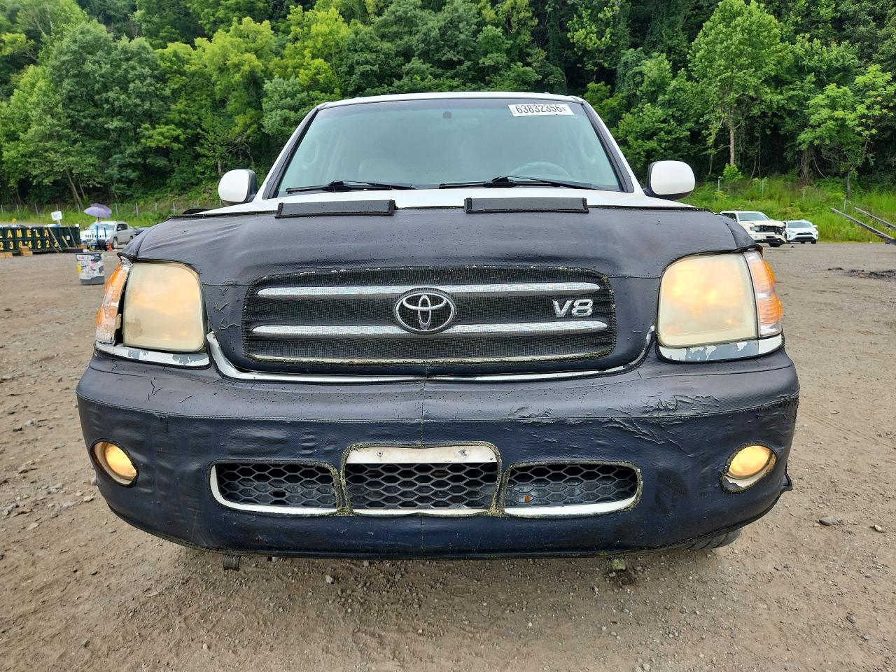 2001 Toyota Sequoia Limited White vin: 5TDBT48A11S052174