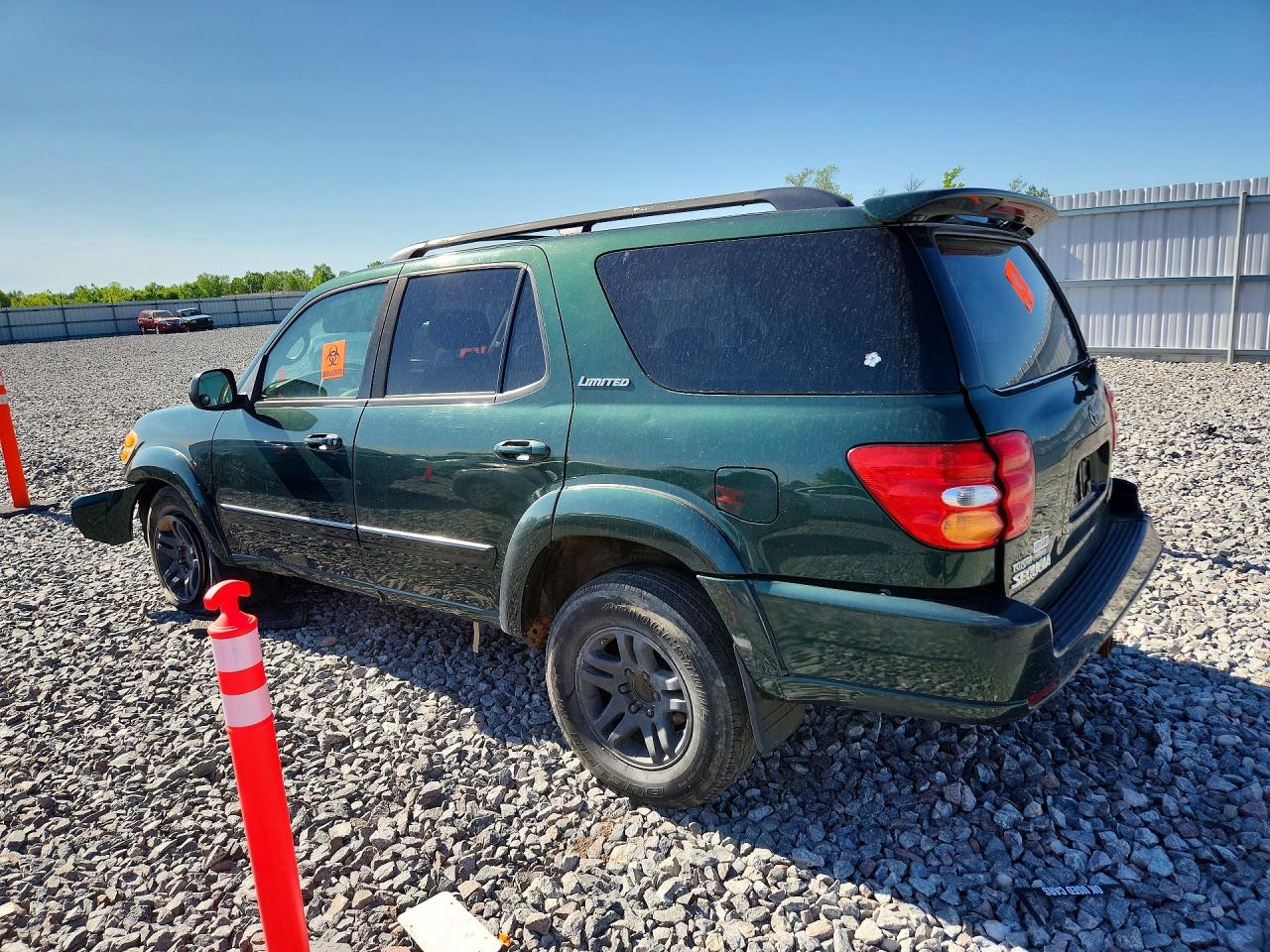 2003 Toyota Sequoia Limited Green vin: 5TDBT48A13S195239