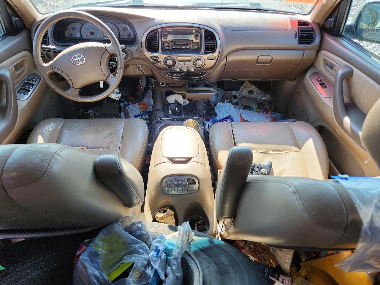 2003 Toyota Sequoia Limited Green vin: 5TDBT48A13S195239