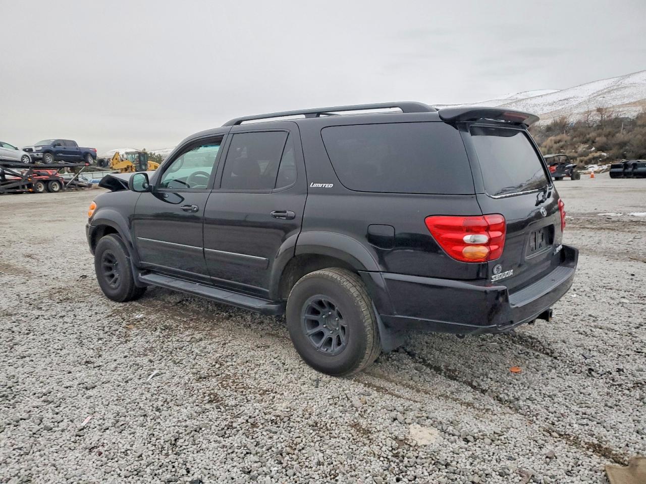2004 Toyota Sequoia Limited Черный vin: 5TDBT48A14S212610