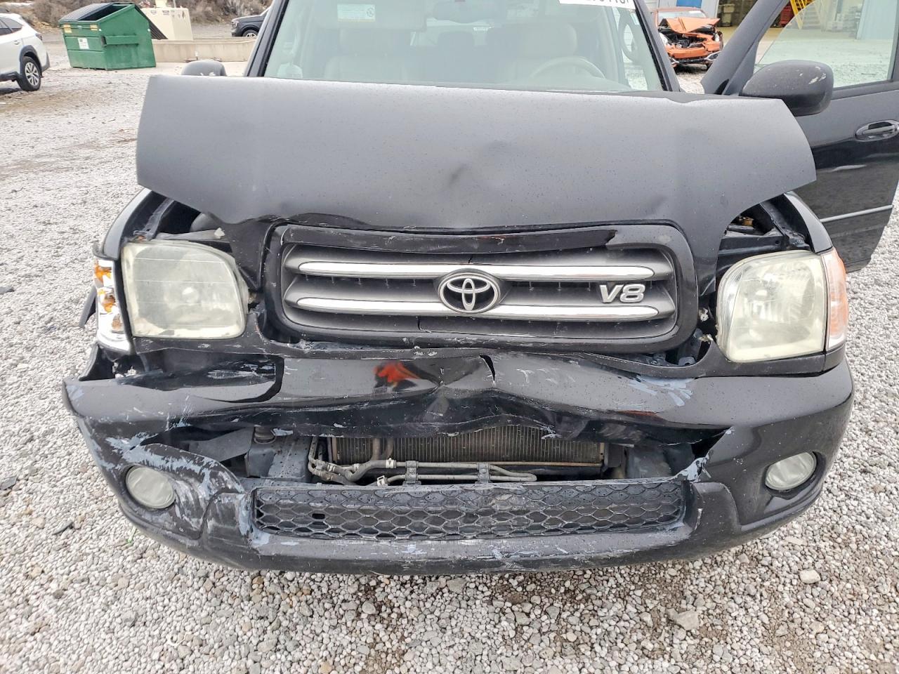 2004 Toyota Sequoia Limited Черный vin: 5TDBT48A14S212610