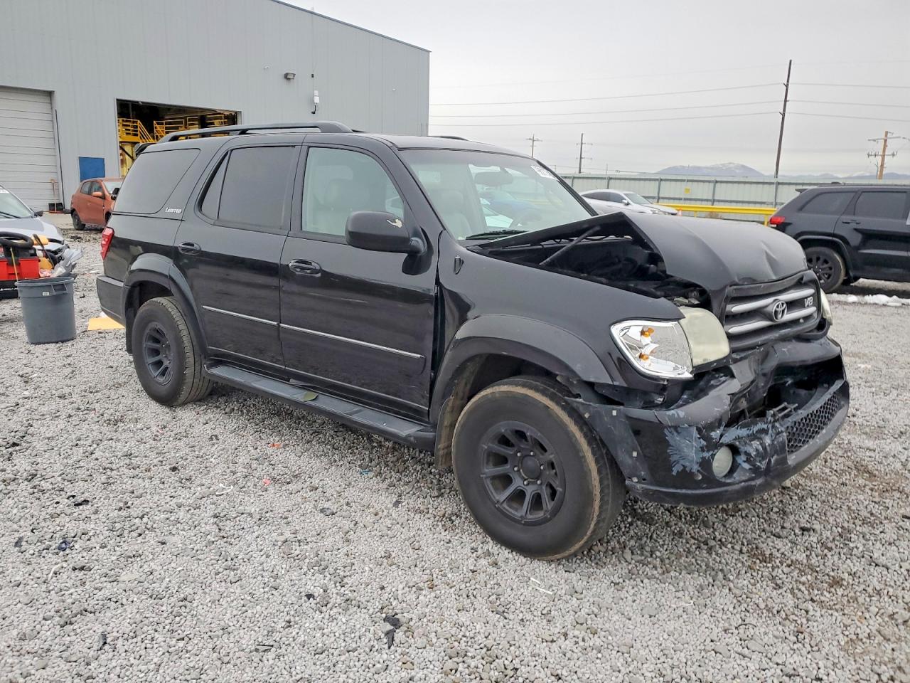 2004 Toyota Sequoia Limited Черный vin: 5TDBT48A14S212610