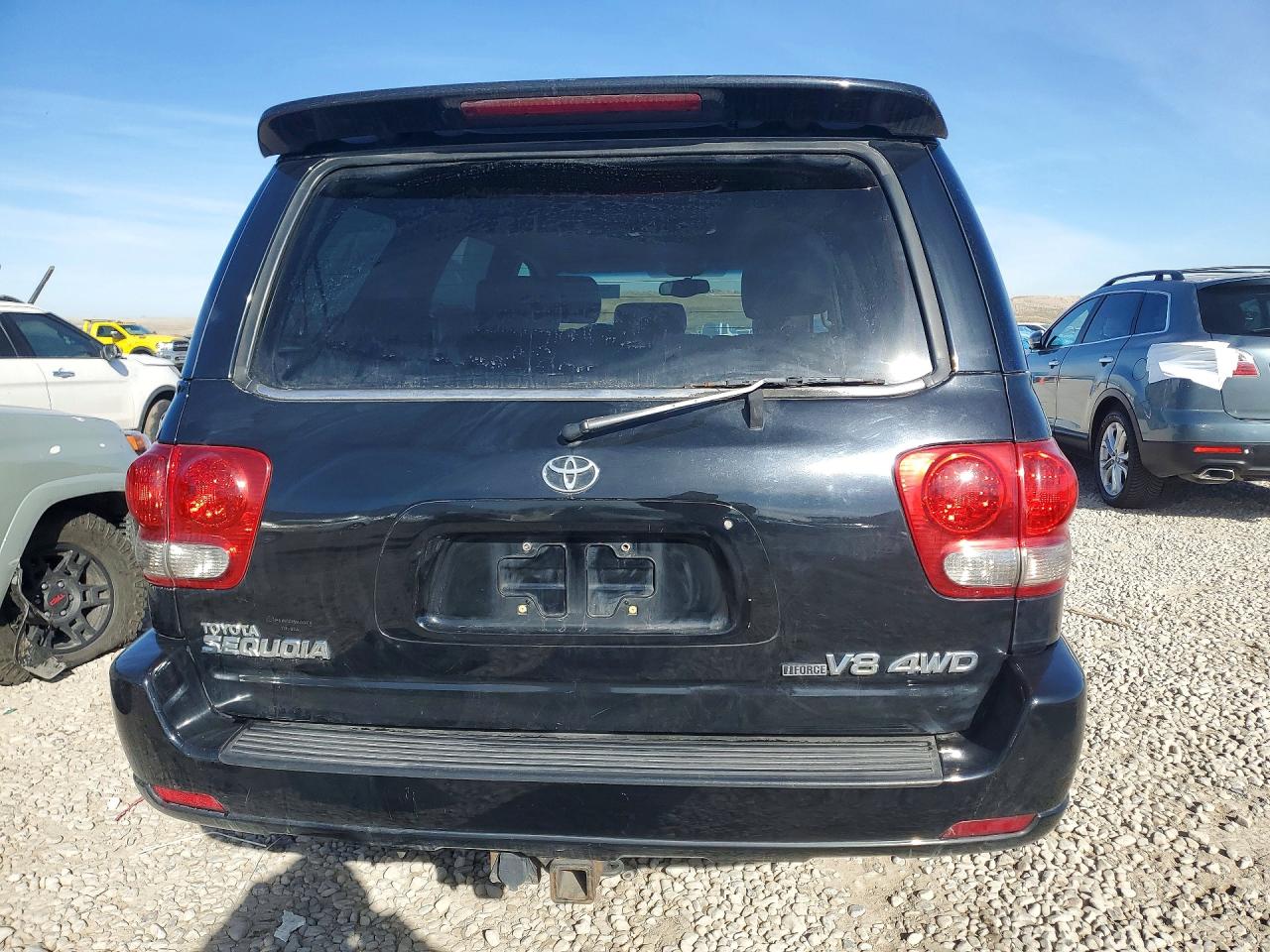 2005 Toyota Sequoia Limited Black vin: 5TDBT48A15S256835