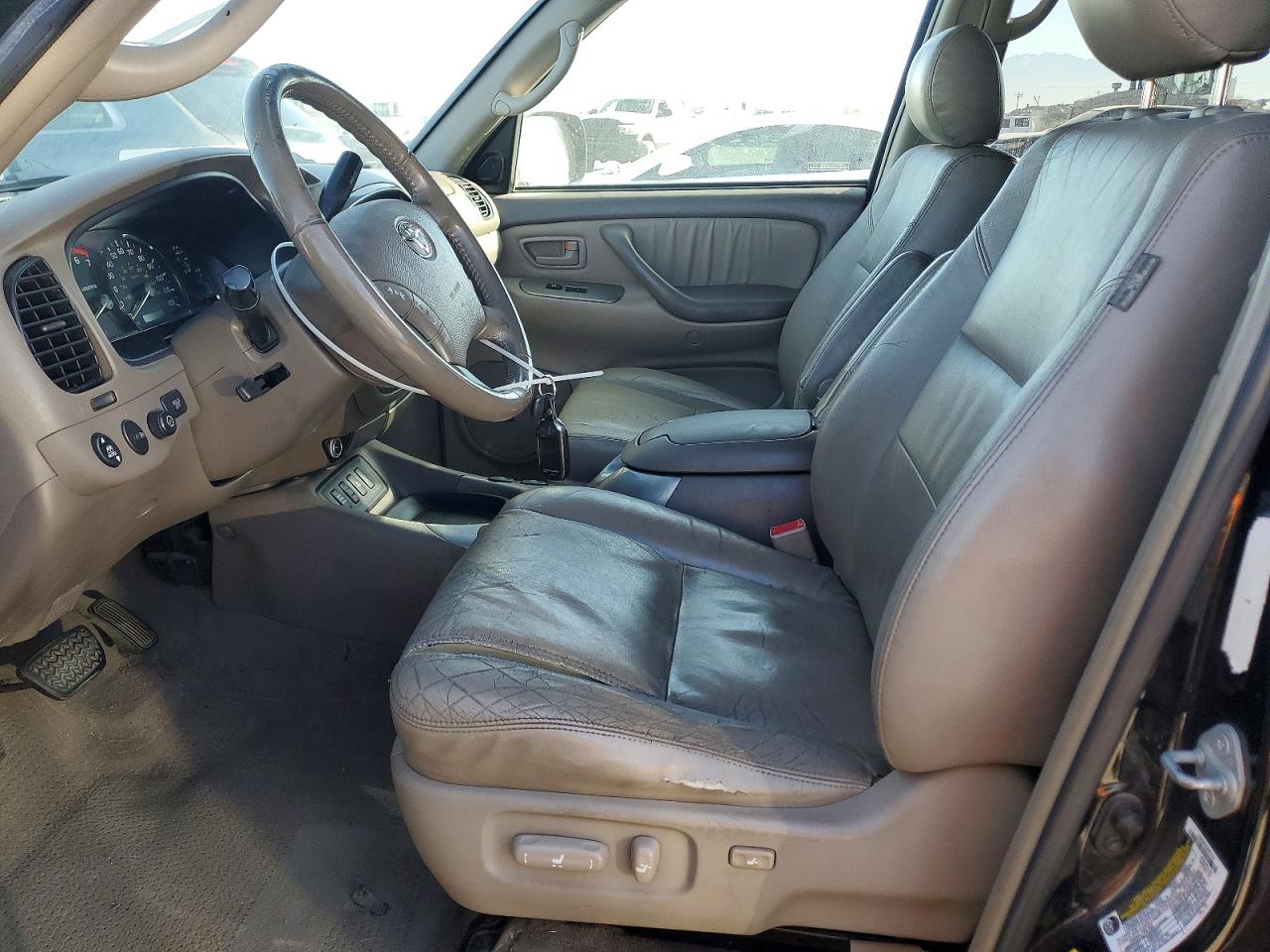 2005 Toyota Sequoia Limited Black vin: 5TDBT48A15S256835