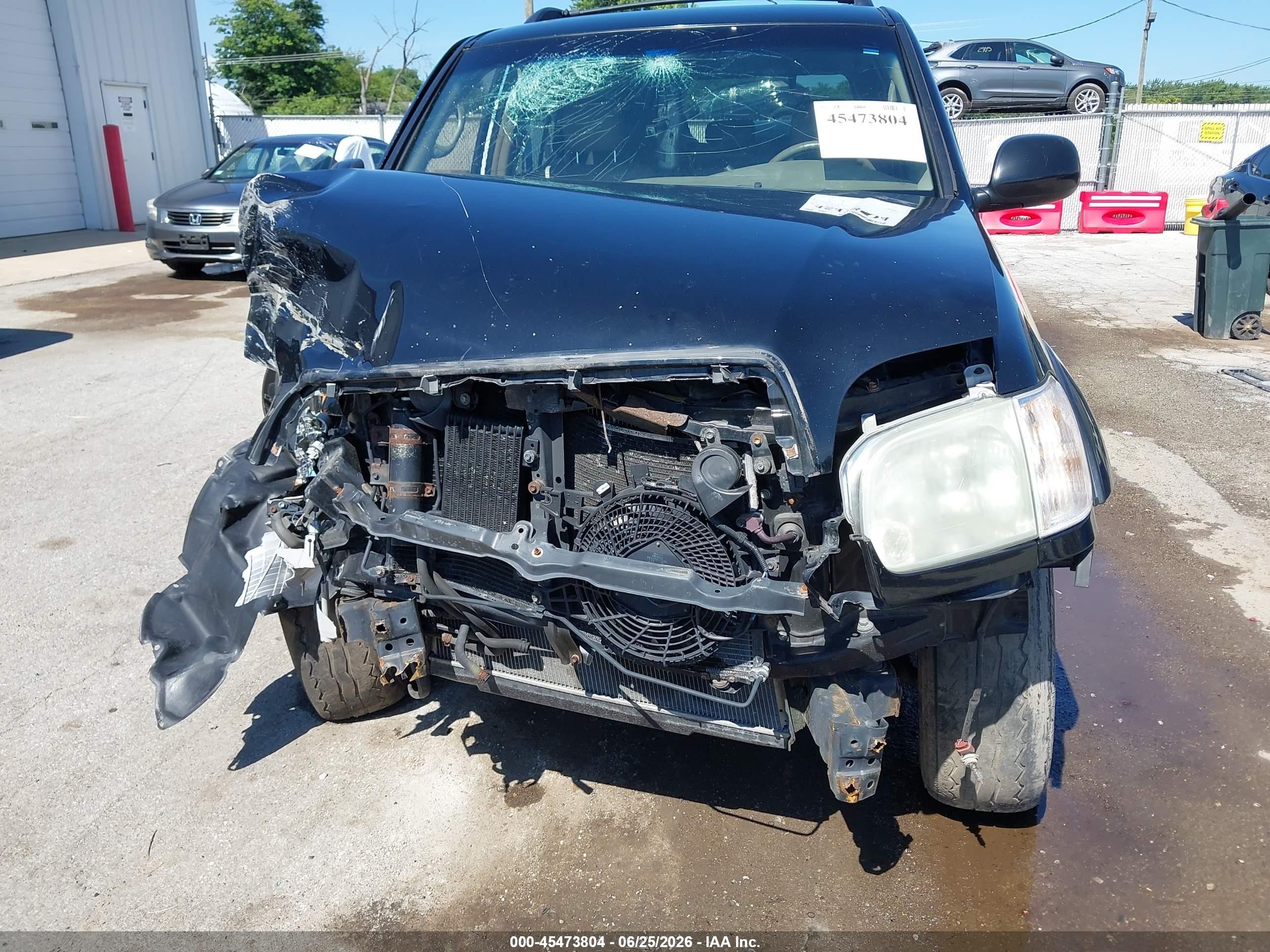 2006 Toyota Sequoia Limited V8 Black vin: 5TDBT48A16S265729