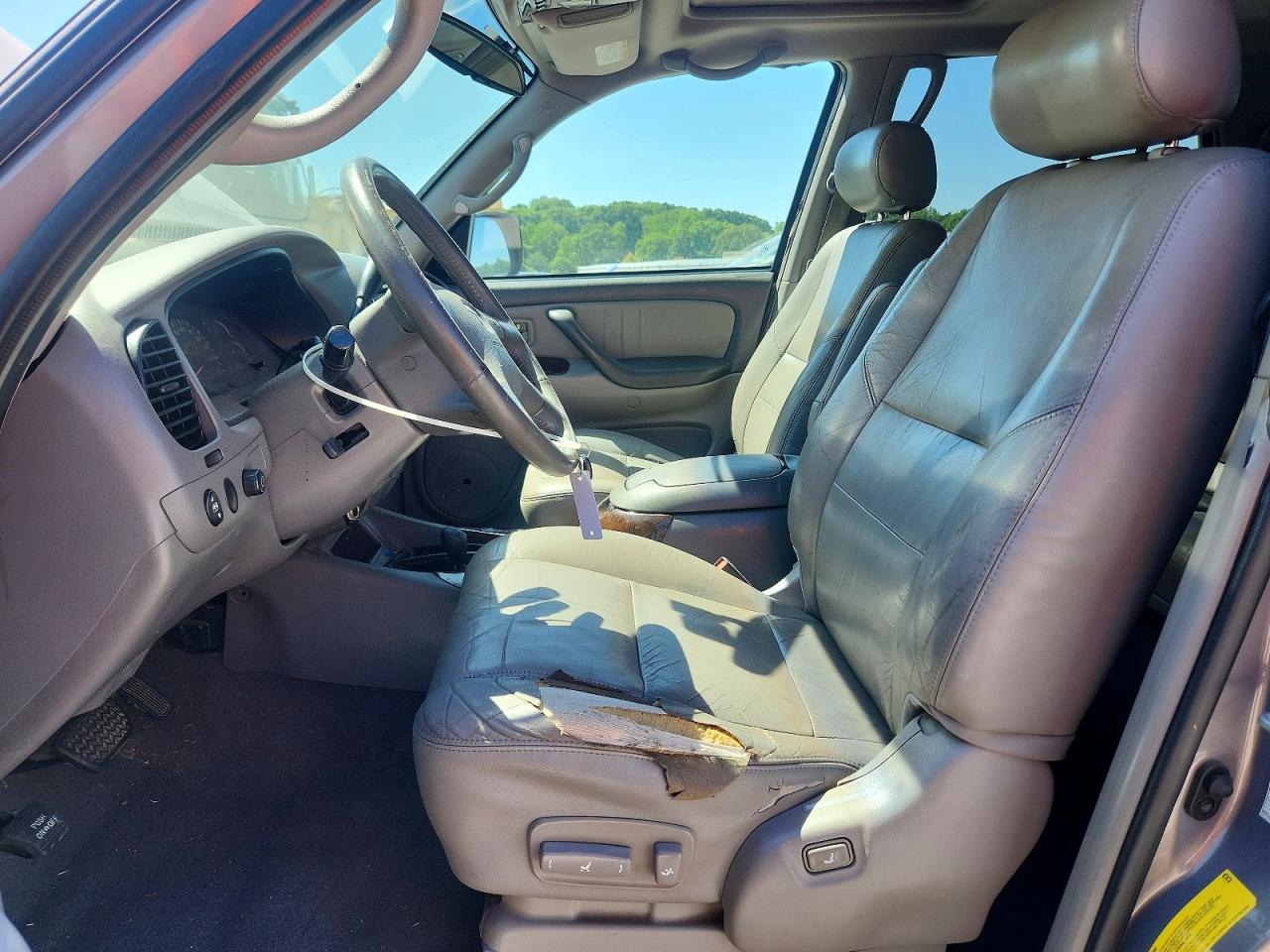 2002 Toyota Sequoia Limited Gray vin: 5TDBT48A22S104817