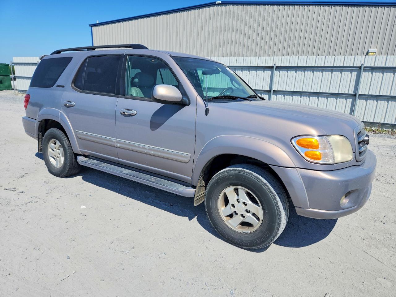 2002 Toyota Sequoia Limited Gray vin: 5TDBT48A22S104817