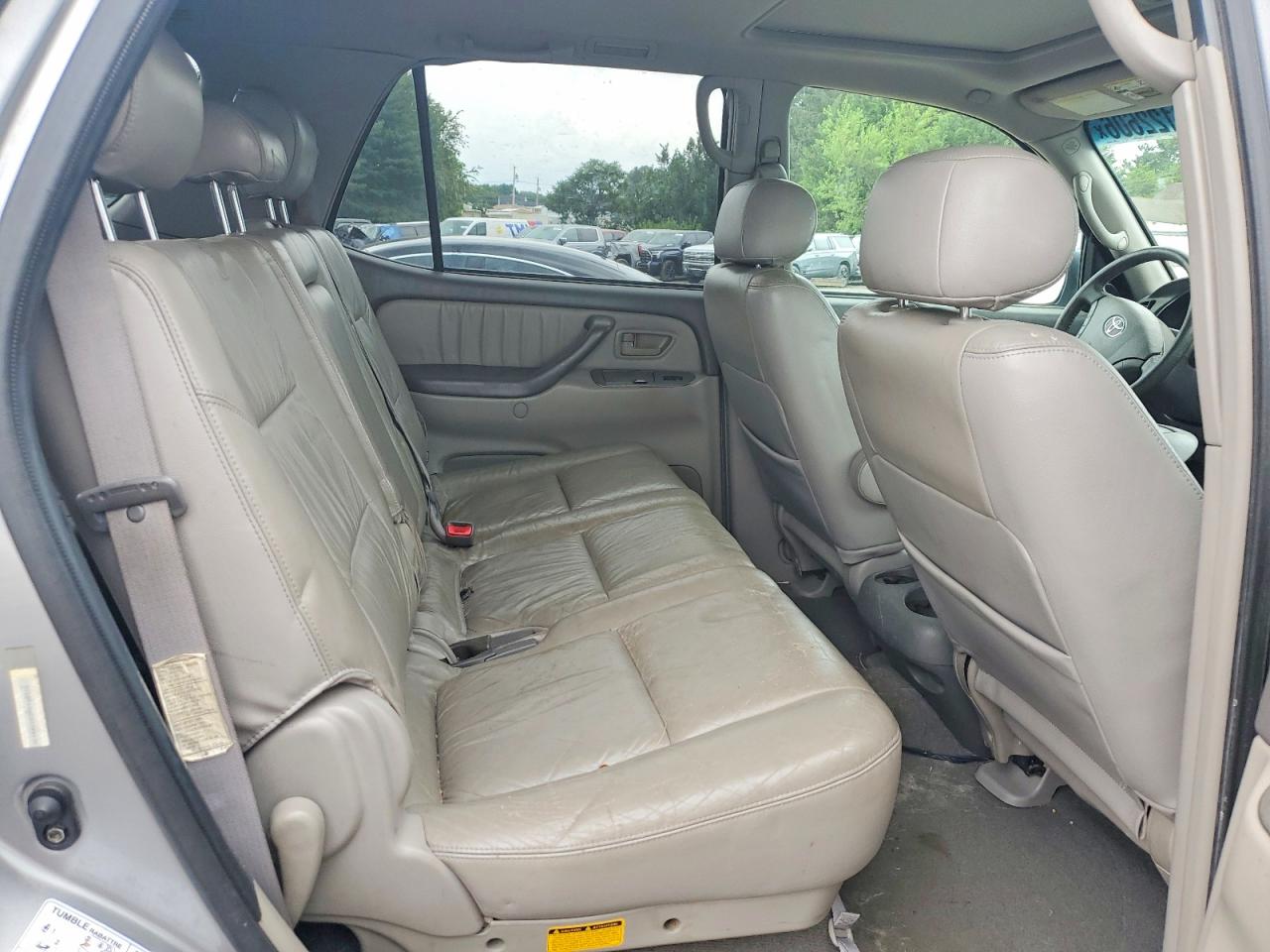 2003 Toyota Sequoia Limited Silver vin: 5TDBT48A23S184430