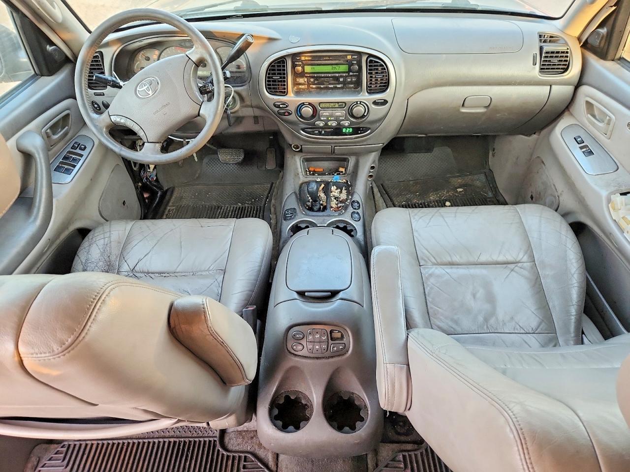 2003 Toyota Sequoia Limited Black vin: 5TDBT48A23S204594