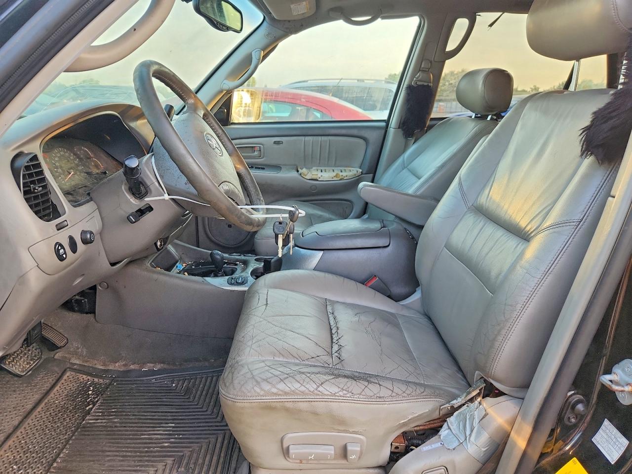 2003 Toyota Sequoia Limited Black vin: 5TDBT48A23S204594