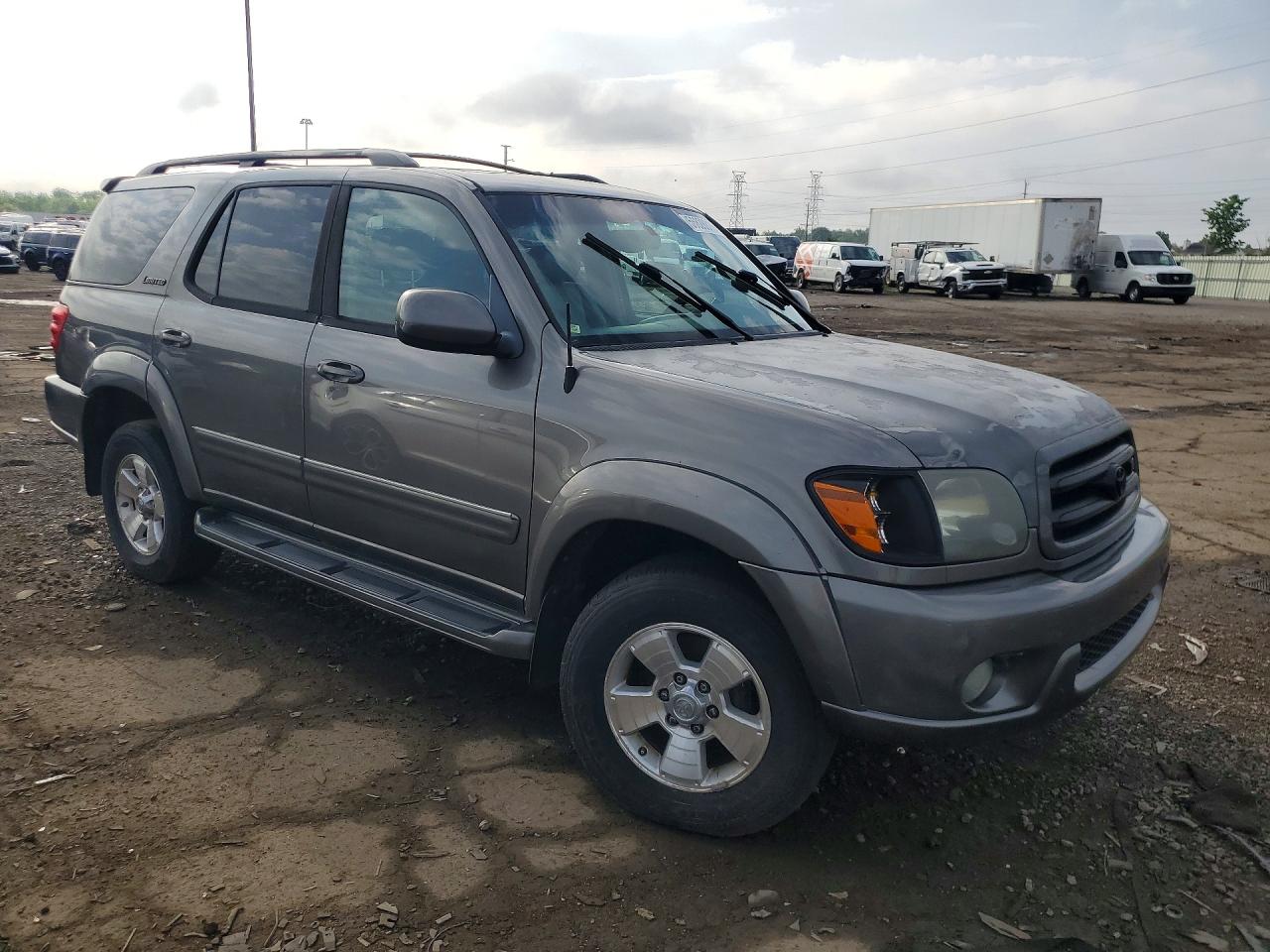 2004 Toyota Sequoia Limited Gray vin: 5TDBT48A24S209084