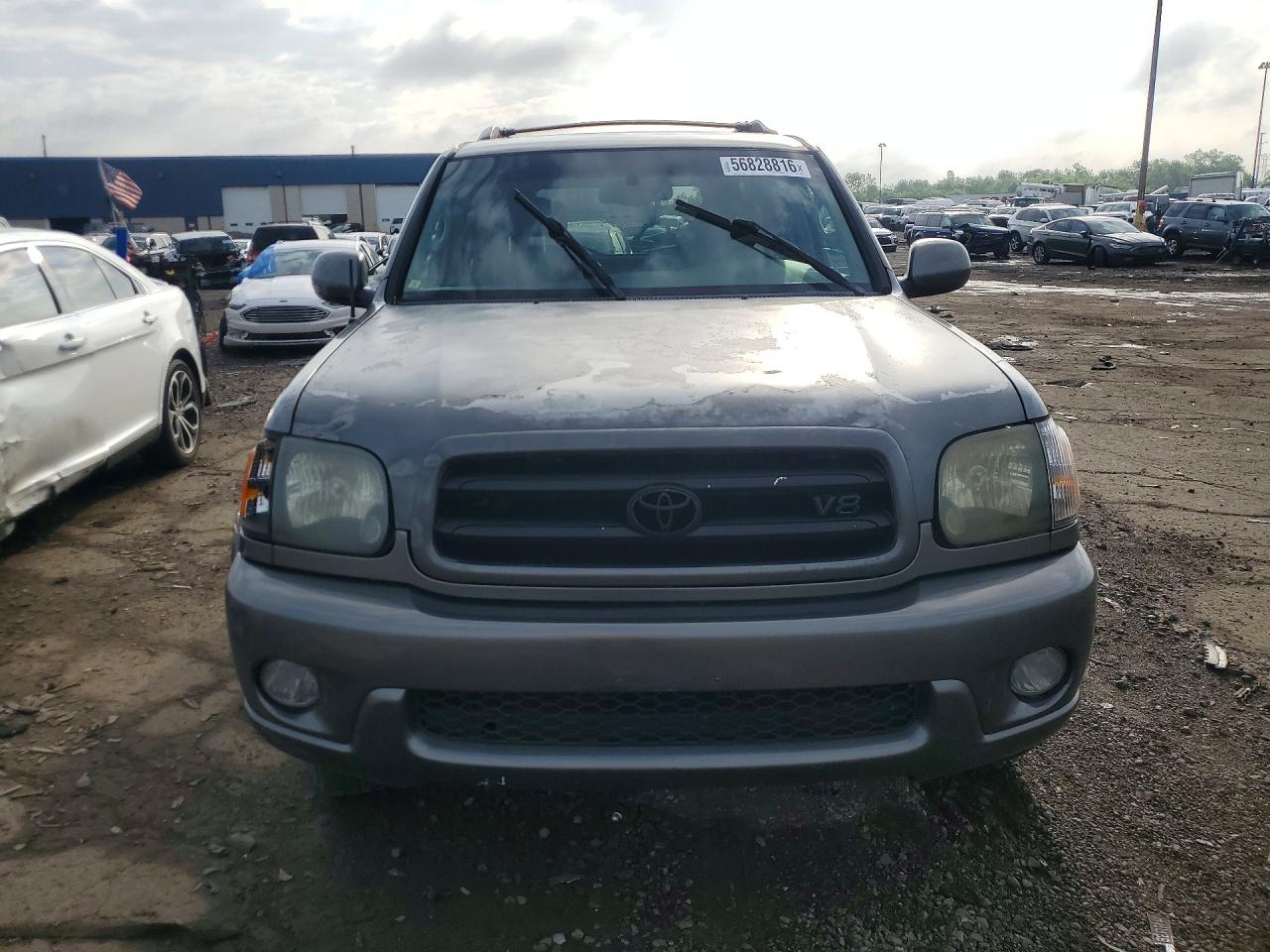 2004 Toyota Sequoia Limited Gray vin: 5TDBT48A24S209084