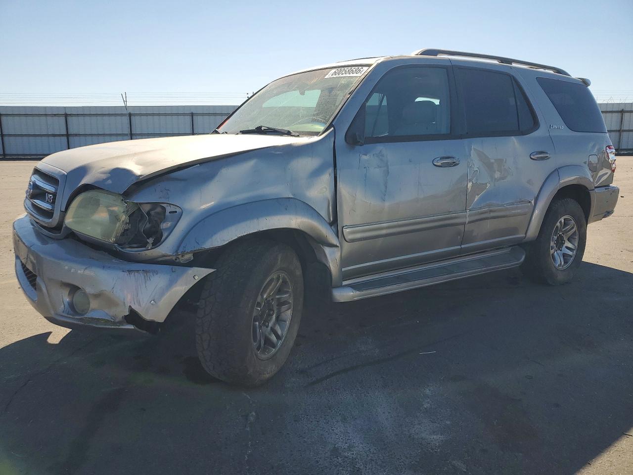 2004 Toyota Sequoia Limited Silver vin: 5TDBT48A24S212891