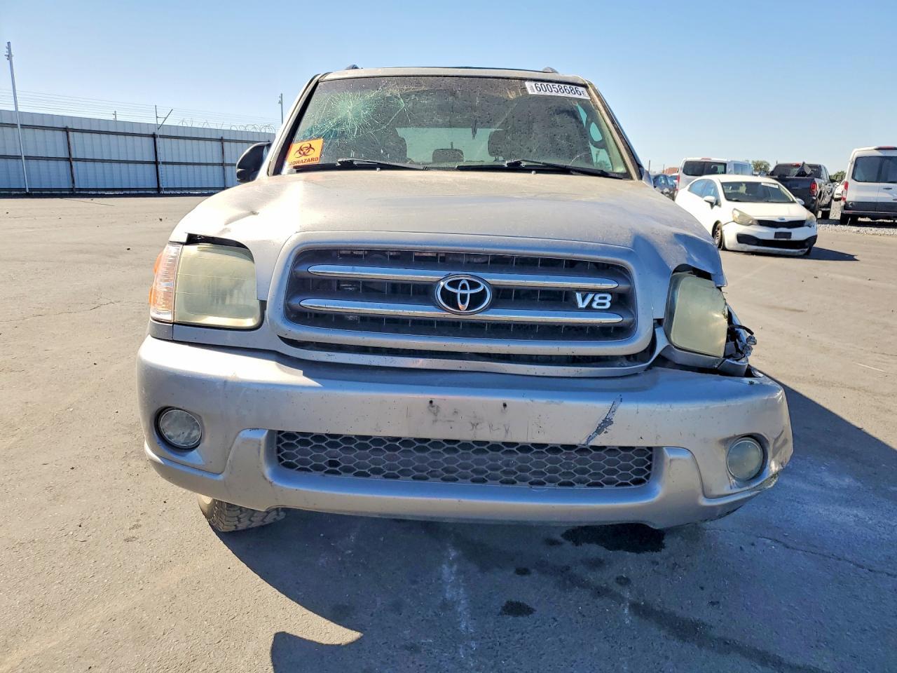 2004 Toyota Sequoia Limited Silver vin: 5TDBT48A24S212891