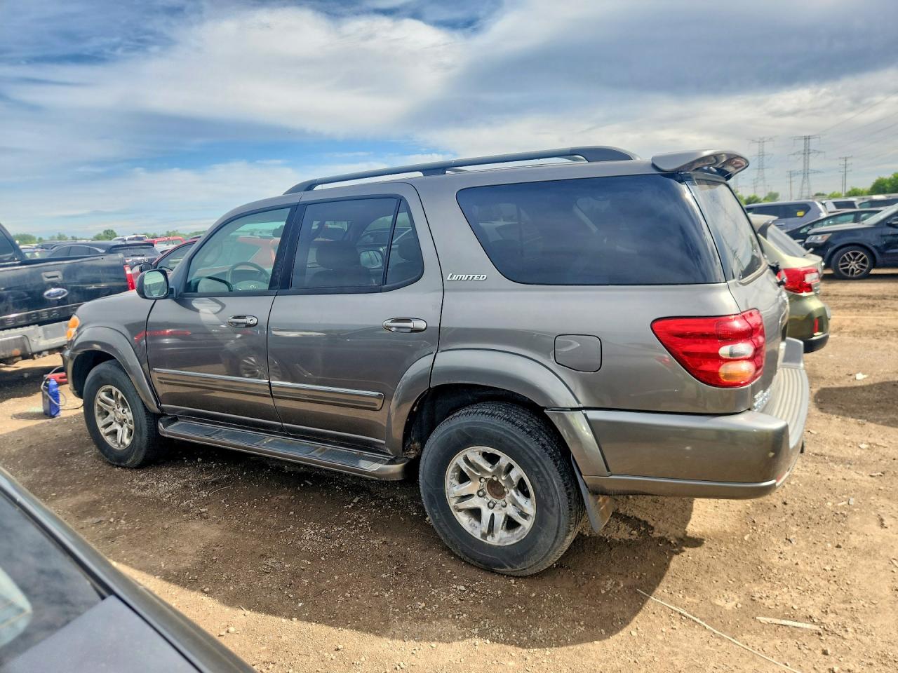 2004 Toyota Sequoia Limited Gray vin: 5TDBT48A24S220392
