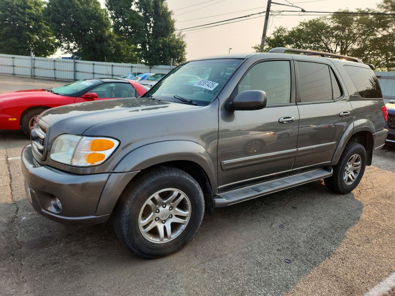 2004 Toyota Sequoia Limited Gray vin: 5TDBT48A24S230890
