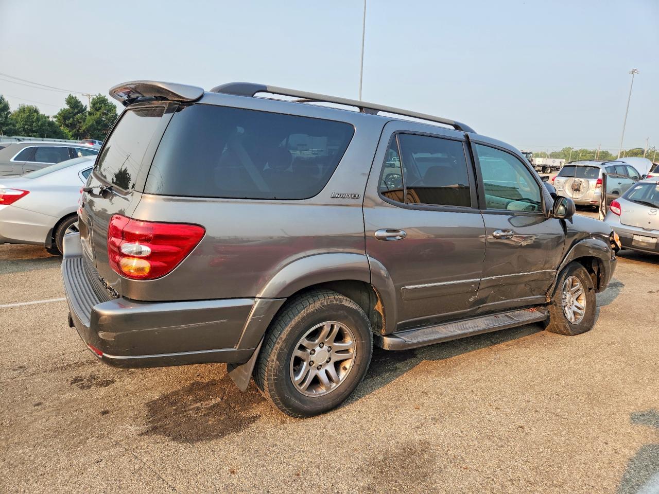 2004 Toyota Sequoia Limited Gray vin: 5TDBT48A24S230890