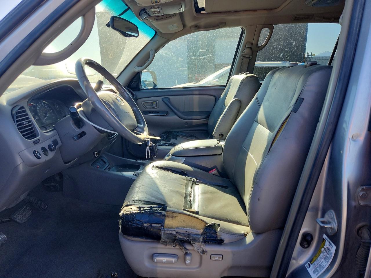 2005 Toyota Sequoia Limited Gray vin: 5TDBT48A25S244144