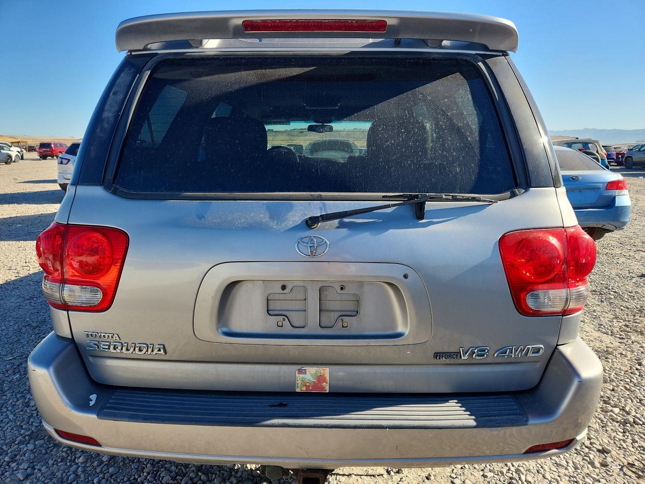 2005 Toyota Sequoia Limited Gray vin: 5TDBT48A25S244144