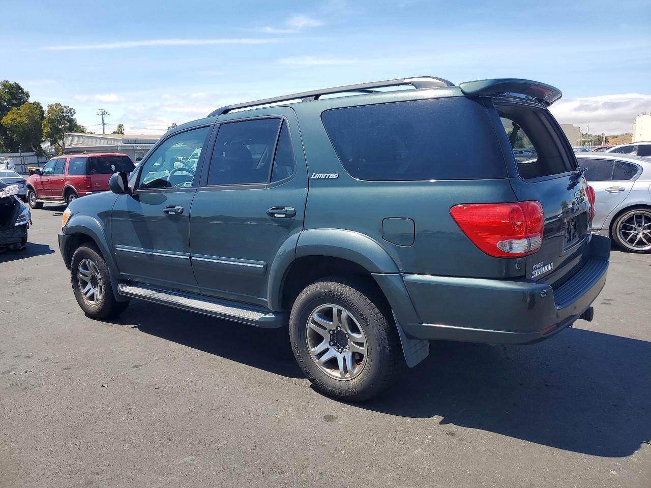 2006 Toyota Sequoia Limited Green vin: 5TDBT48A26S269174