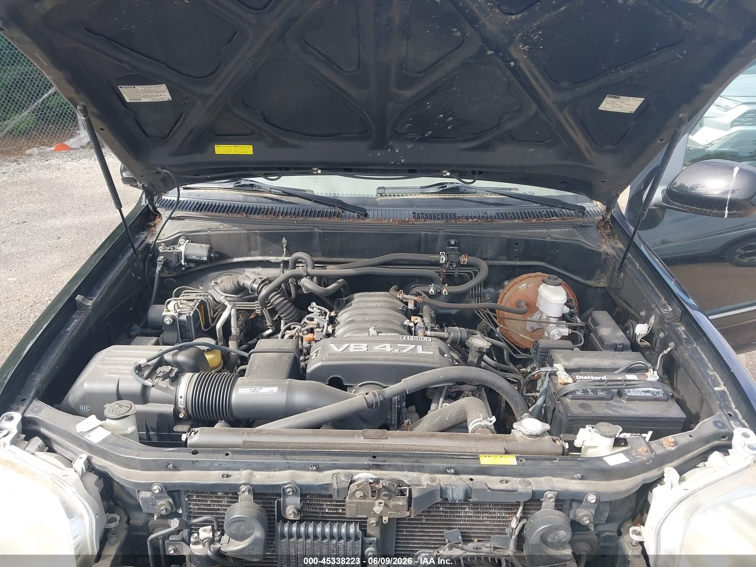 2006 Toyota Sequoia Limited V8 Black vin: 5TDBT48A26S273984