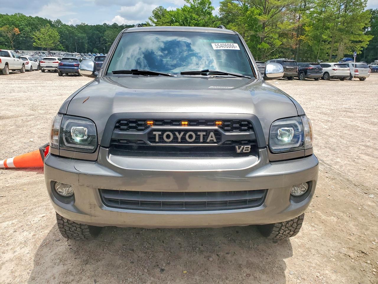 2007 Toyota Sequoia Limited Gray vin: 5TDBT48A27S278409