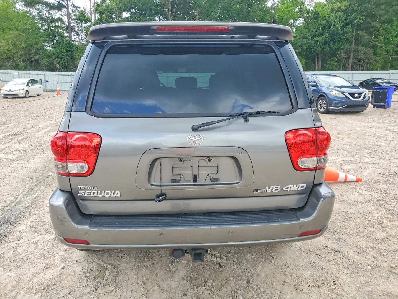 2007 Toyota Sequoia Limited Gray vin: 5TDBT48A27S278409