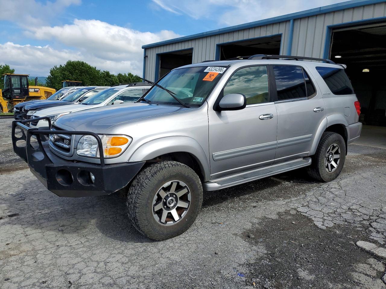 2001 Toyota Sequoia Limited Серебряный vin: 5TDBT48A31S035490