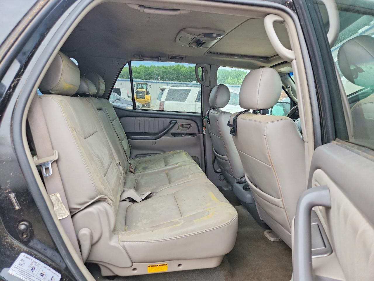2006 Toyota Sequoia Limited Black vin: 5TDBT48A36S272049