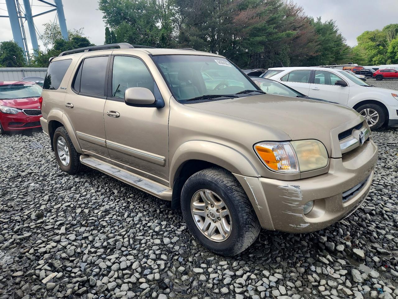 2006 Toyota Sequoia Limited Tan vin: 5TDBT48A36S276988