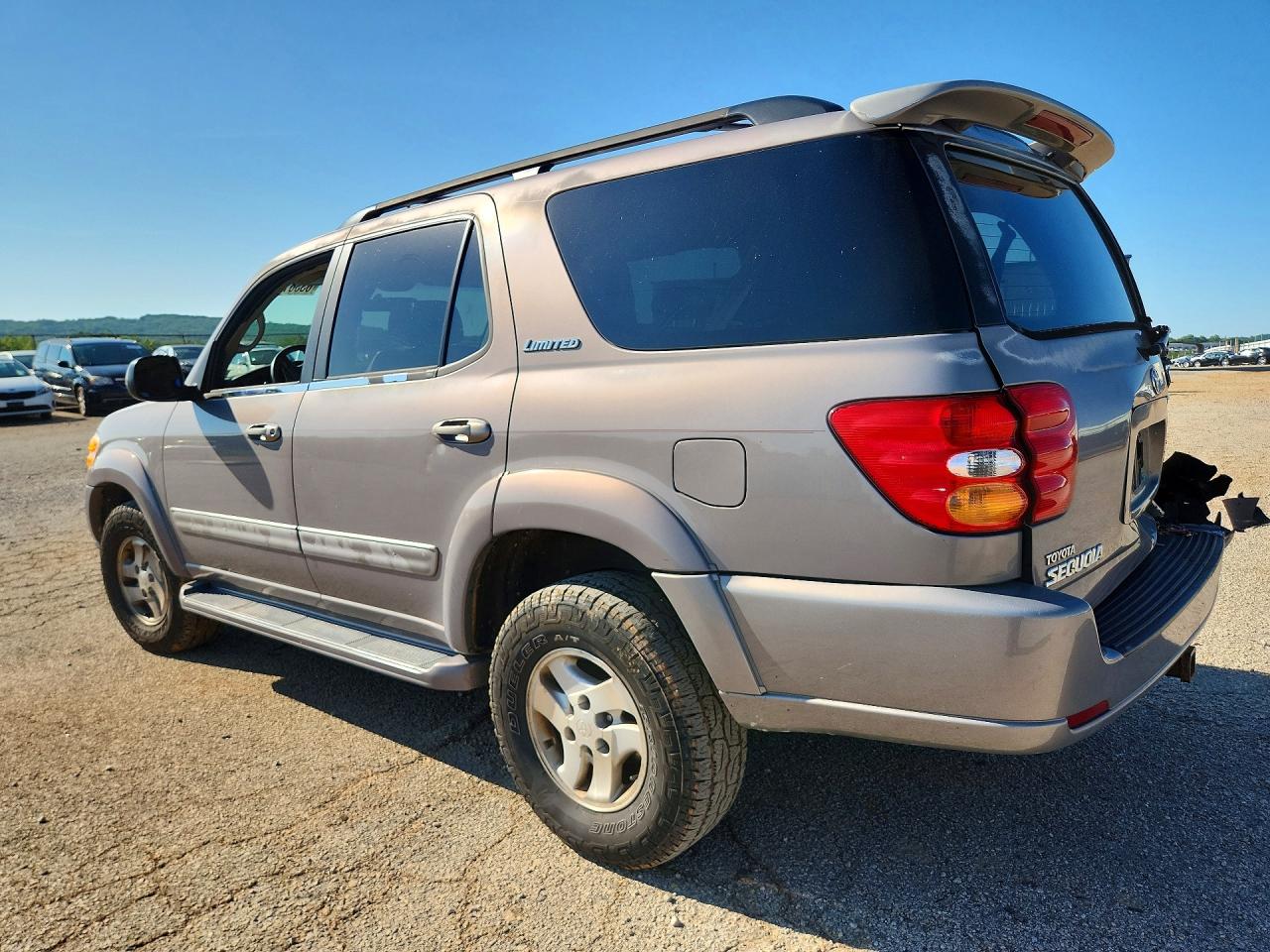 2001 Toyota Sequoia Limited Gray vin: 5TDBT48A41S044943