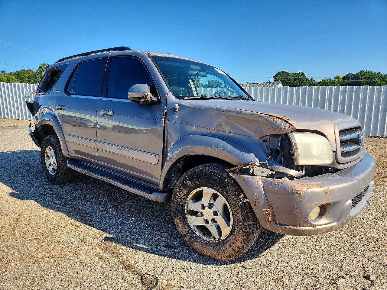 2001 Toyota Sequoia Limited Gray vin: 5TDBT48A41S044943