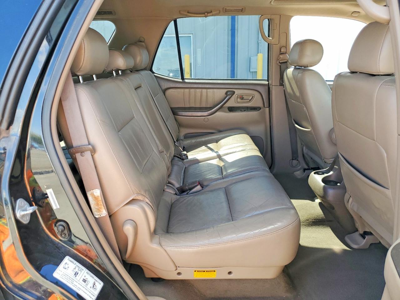2002 Toyota Sequoia Limited Black vin: 5TDBT48A42S097644
