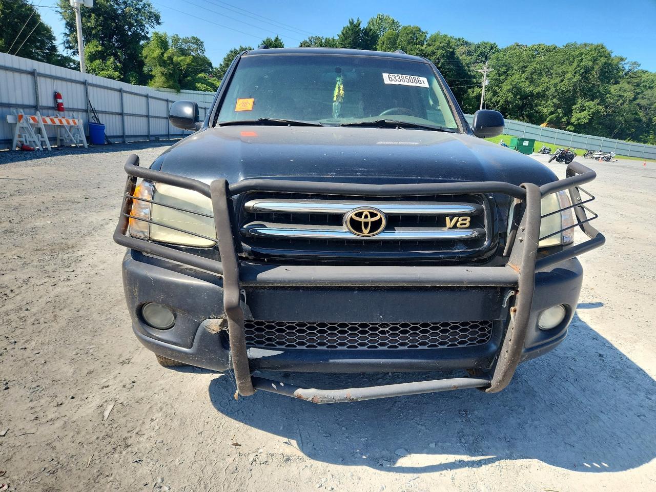 2003 Toyota Sequoia Limited Black vin: 5TDBT48A43S140204