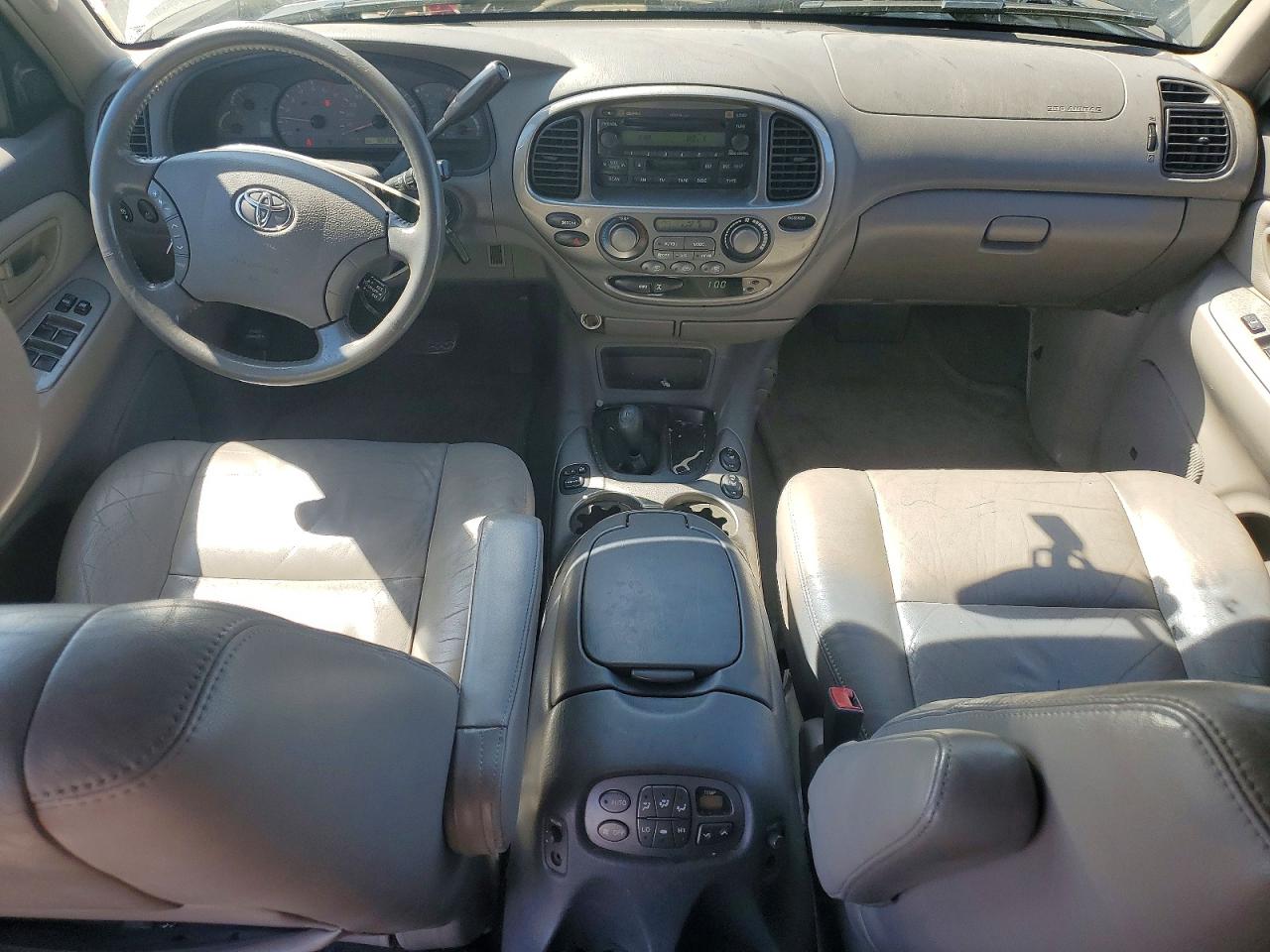 2003 Toyota Sequoia Limited Серый vin: 5TDBT48A43S176992
