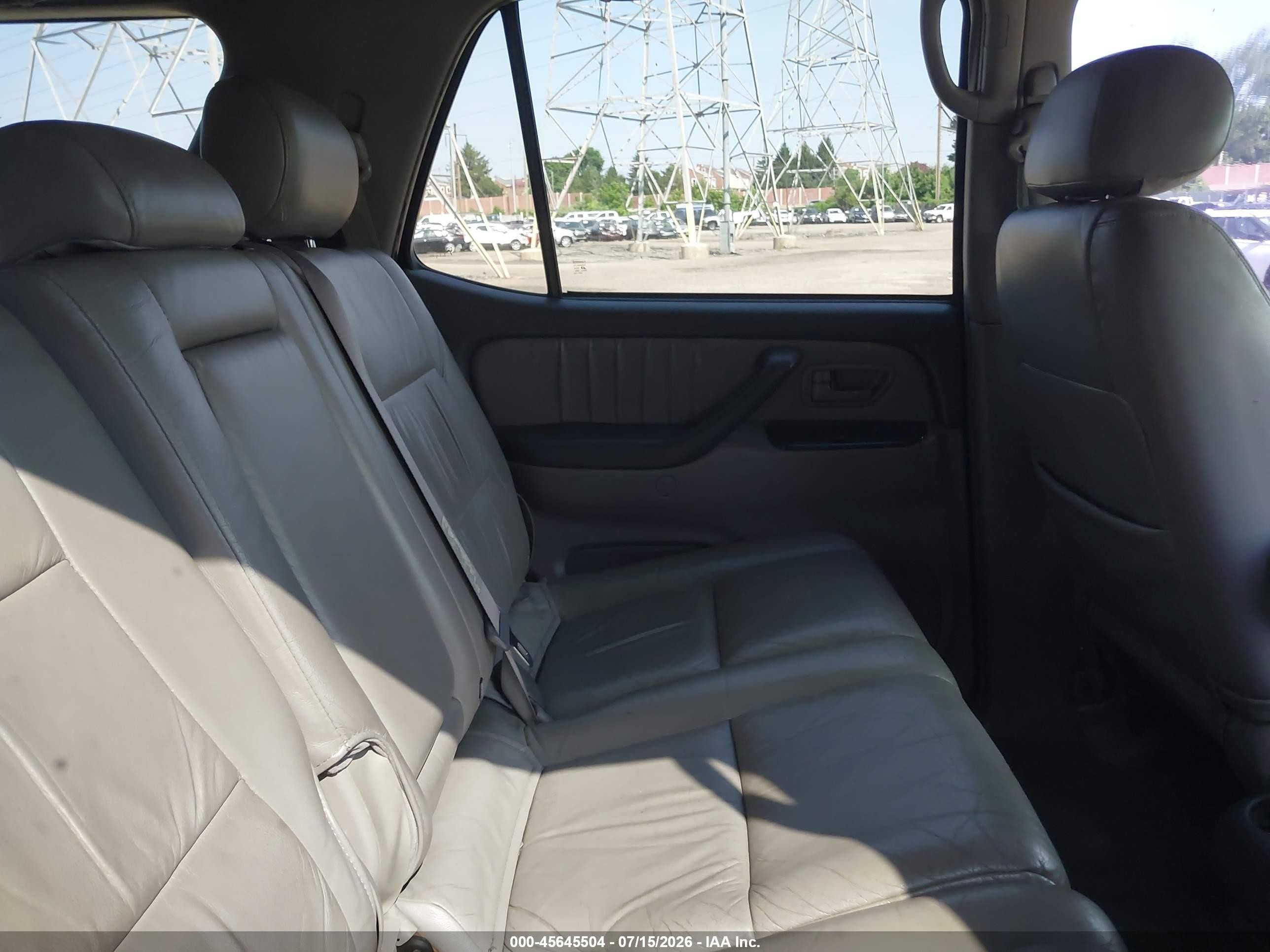 2003 Toyota Sequoia Limited V8 Серый vin: 5TDBT48A43S193470