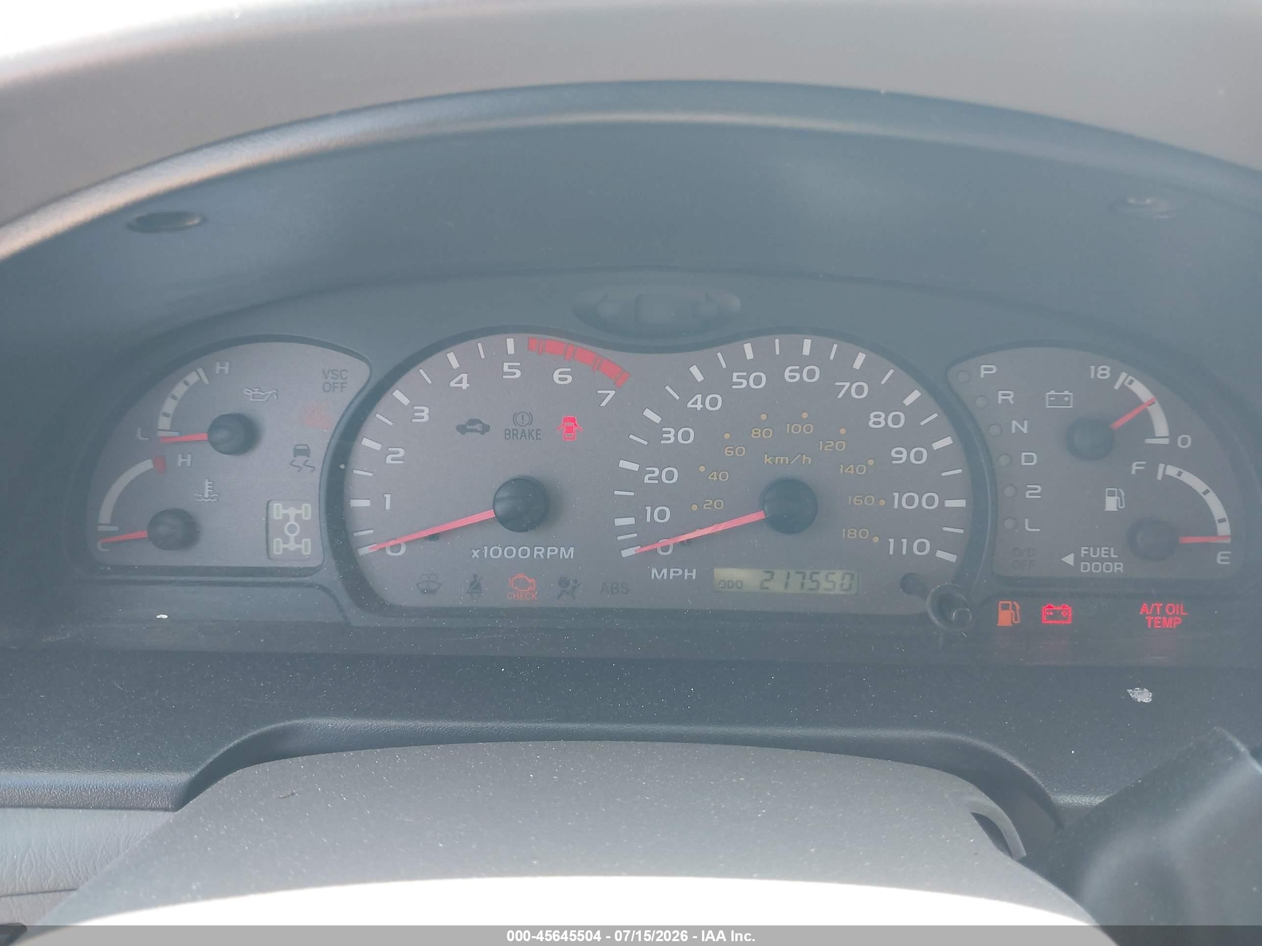 2003 Toyota Sequoia Limited V8 Серый vin: 5TDBT48A43S193470