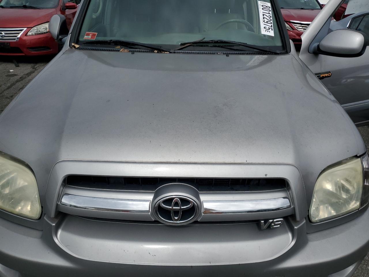 2005 Toyota Sequoia Limited Серебряный vin: 5TDBT48A45S247790