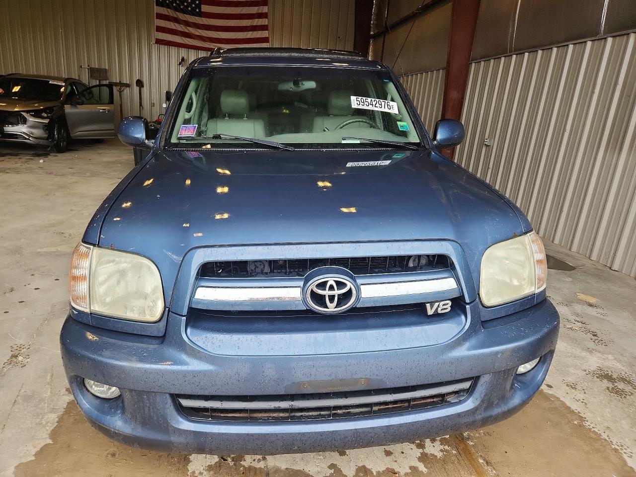 2006 Toyota Sequoia Limited Blue vin: 5TDBT48A46S258595