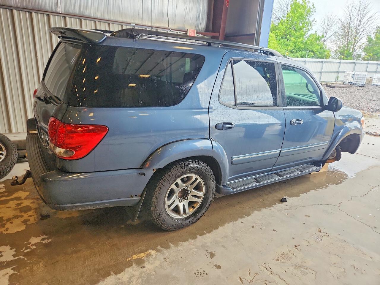 2006 Toyota Sequoia Limited Blue vin: 5TDBT48A46S258595