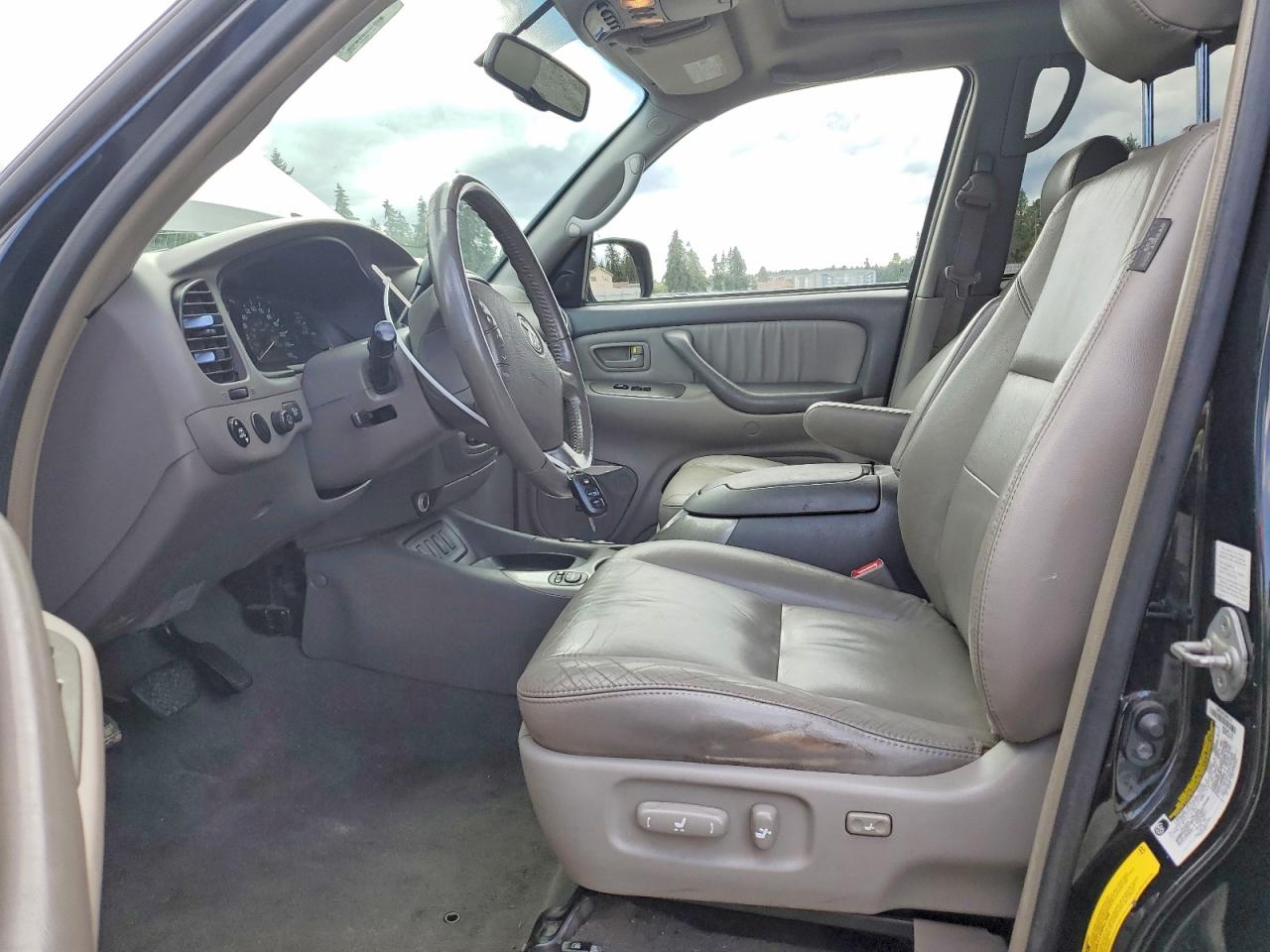 2007 Toyota Sequoia Limited Black vin: 5TDBT48A47S278489