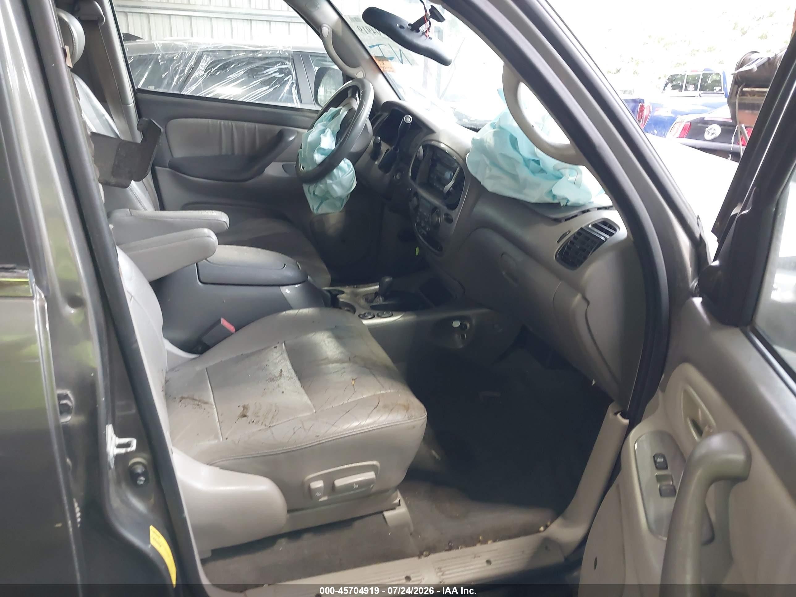 2003 Toyota Sequoia Limited V8 Серый vin: 5TDBT48A53S178525