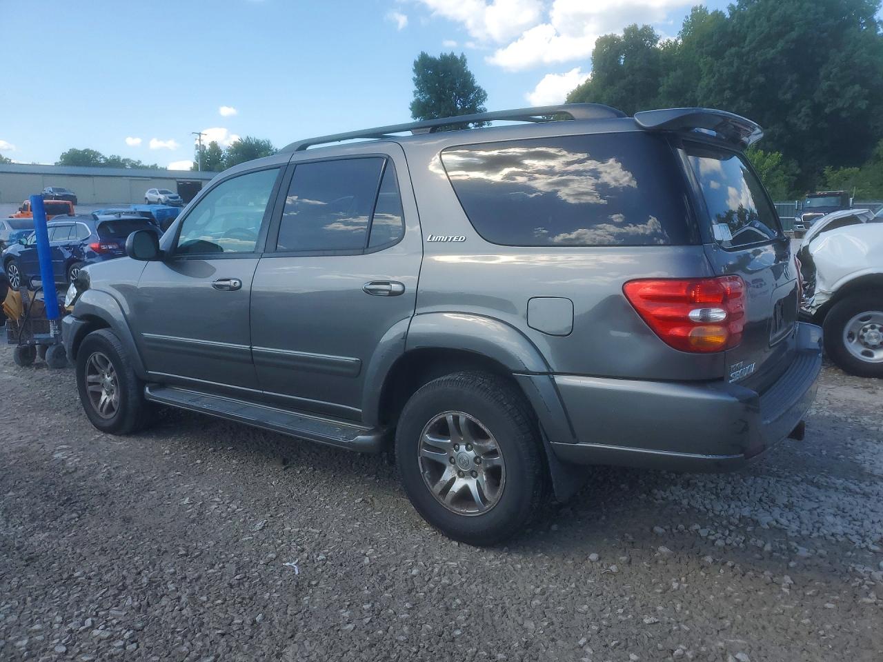 2004 Toyota Sequoia Limited Silver vin: 5TDBT48A54S216529
