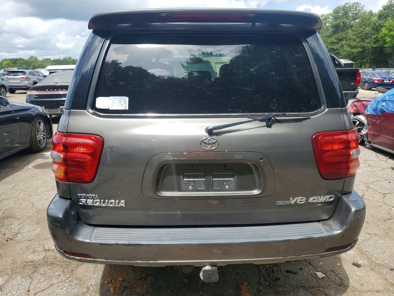 2004 Toyota Sequoia Limited Gray vin: 5TDBT48A54S216529