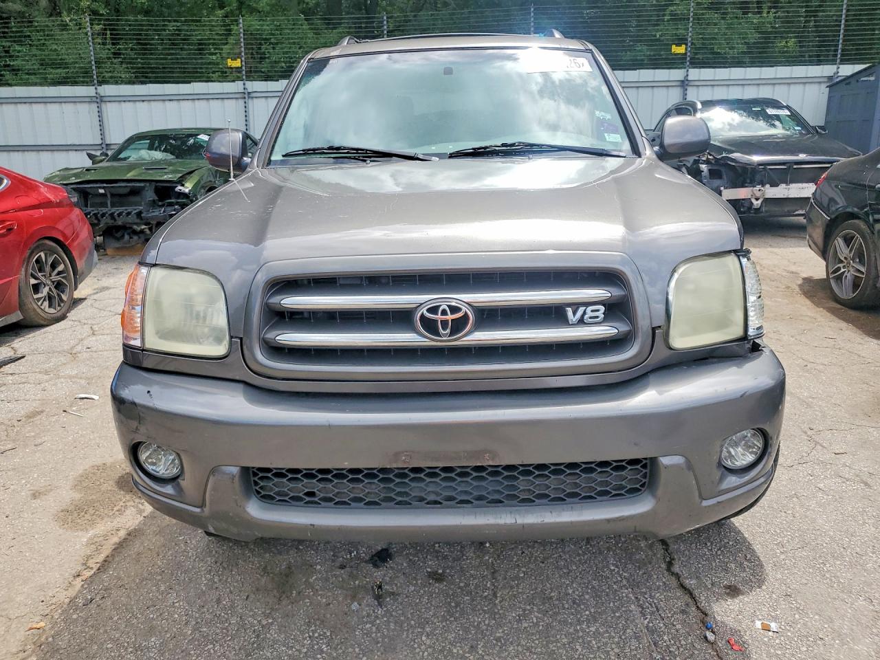 2004 Toyota Sequoia Limited Gray vin: 5TDBT48A54S216529